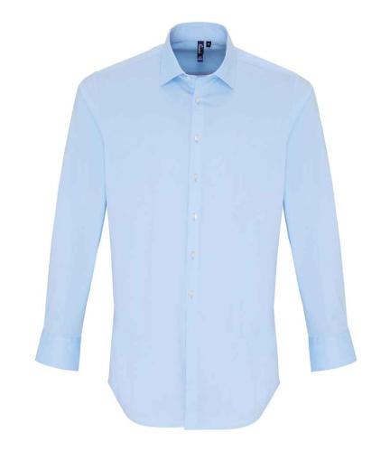 Premier Long Sleeve Stretch Fit Poplin Shirt - PAB - 4XL